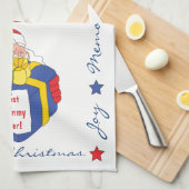 Keukenhanddoeken personaliseren "kerstkerstkerstke (Quarter Fold)