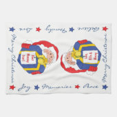 Keukenhanddoeken personaliseren "kerstkerstkerstke (Horizontaal)