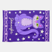 Keukenhanddoeken, speciaal ontworpen kat voor kosm theedoek (Horizontaal)