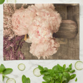 Keukenhanddoeken stelden pony's in. Lantaarns en k (Gevouwen)