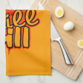 Keukenhanddoeken van de Chill Pill (Quarter Fold)
