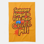 Keukenhanddoeken van de Chill Pill (Verticaal)