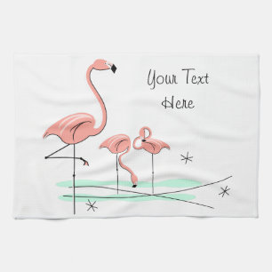 Keukenhanddoeken van de Flamingos Trio 4