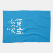 Keukenhanddoeken van de Griekse Kali Orexi (Horizontaal)