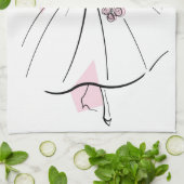 keukenhanddoeken van de mode Bride Pink Group (Gevouwen)