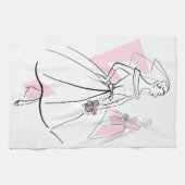 keukenhanddoeken van de mode Bride Pink Group (Horizontaal)