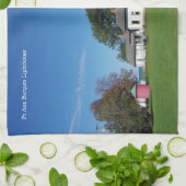 keukenhanddoeken van de vuurtoren van Pt Aux Barqu (Gevouwen)