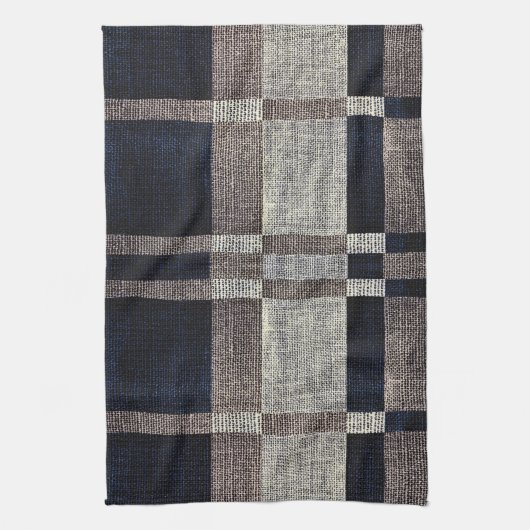 Keukenhanddoeken van de Zeemacht & grijze stripdoo (Verticaal)