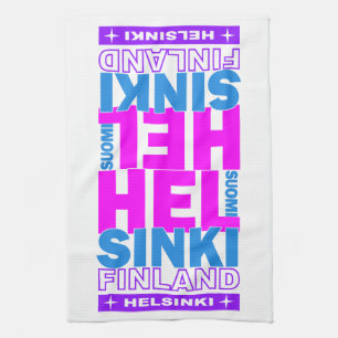 Keukenhanddoeken van HELSINKI Finland