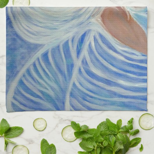 Keukenhanddoeken van moderne engel (Gevouwen)