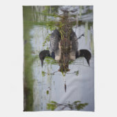 Keukenhanddoeken van Nesting Loon (Verticaal)