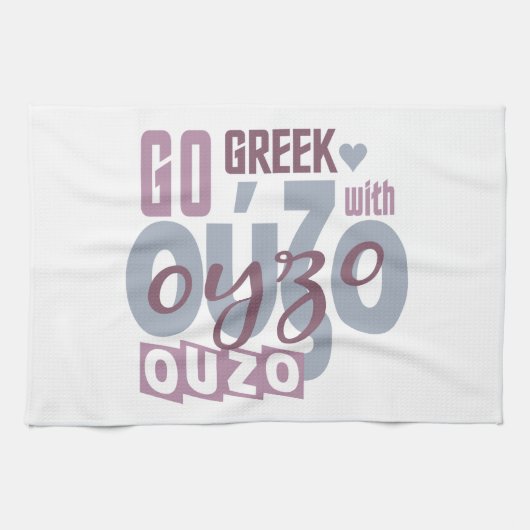 Keukenhanddoeken van OUZO (Horizontaal)