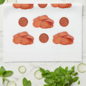 keukenhanddoeken van Pepperoni (Gevouwen)