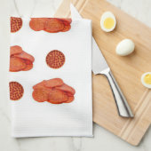 keukenhanddoeken van Pepperoni (Quarter Fold)