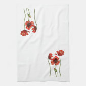 Keukenhanddoeken van Red Poppy Floral Design (Verticaal)