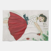 Keukenhanddoeken van Retro Vintage (Horizontaal)