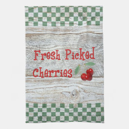 Keukenhanddoeken, vers Picked Cherries Theedoek
