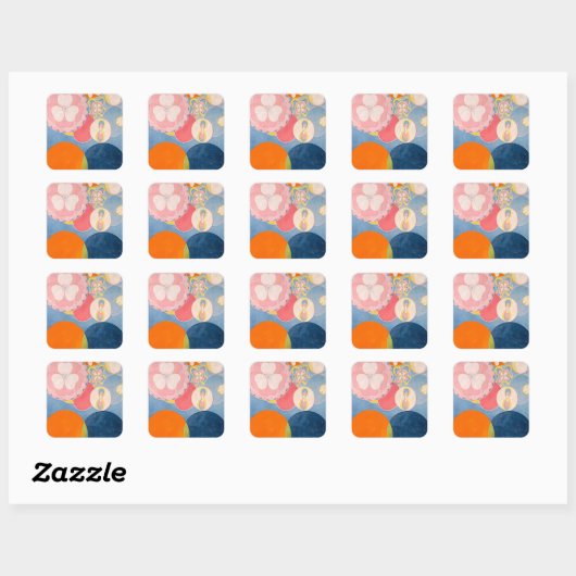 Keukenhanddoeken Vierkante Sticker (Vel)