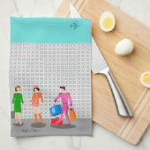 Keukenhanddoeken voor atoompalmen Stewardess Kitch (Quarter Fold)