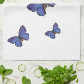 keukenhanddoeken voor blauwe vlinders (Gevouwen)