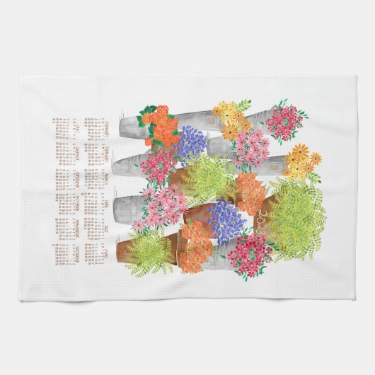 Keukenhanddoeken voor bloem (Horizontaal)