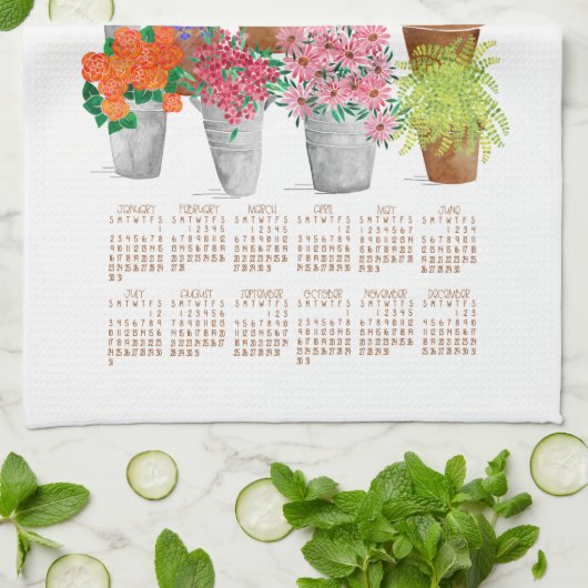 Keukenhanddoeken voor bloem (Gevouwen)