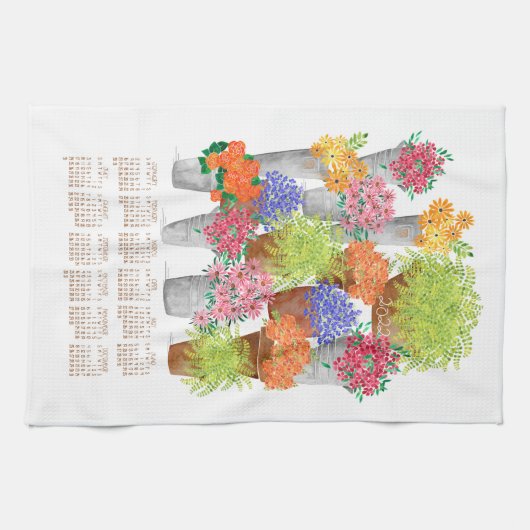 Keukenhanddoeken voor bloem (Horizontaal)