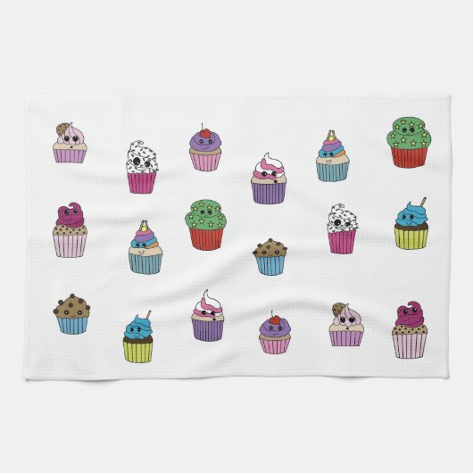 keukenhanddoeken voor cupcake (Horizontaal)