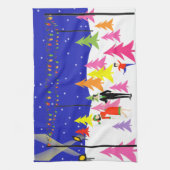 Keukenhanddoeken voor de kerstboom van Retro Boerd (Verticaal)