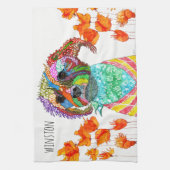 Keukenhanddoeken voor de korte terrier gemengd met (Verticaal)