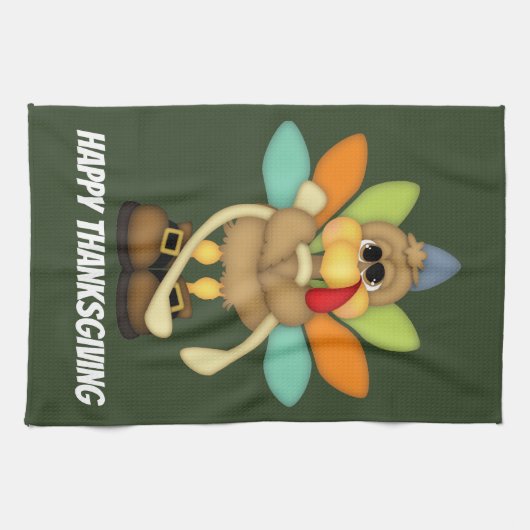 Keukenhanddoeken voor de Thanksgiving van kalkoene (Horizontaal)