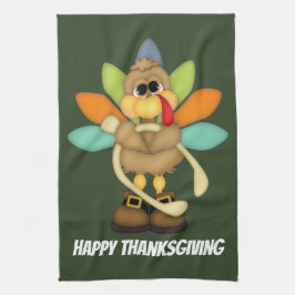 Keukenhanddoeken voor de Thanksgiving van kalkoene