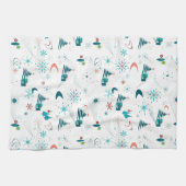 Keukenhanddoeken voor doorgewinterde kerst (Horizontaal)