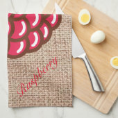 keukenhanddoeken voor frambozenburlap (Quarter Fold)