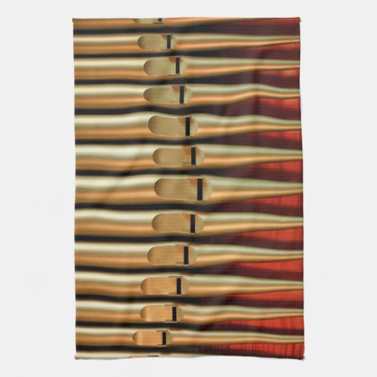 keukenhanddoeken voor gouden buizen (Verticaal)