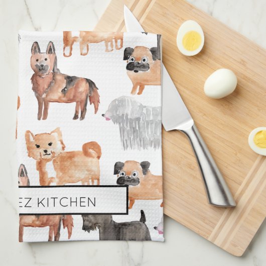 Keukenhanddoeken voor honden (Quarter Fold)