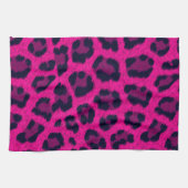 Keukenhanddoeken voor hot-roze laopard (Horizontaal)