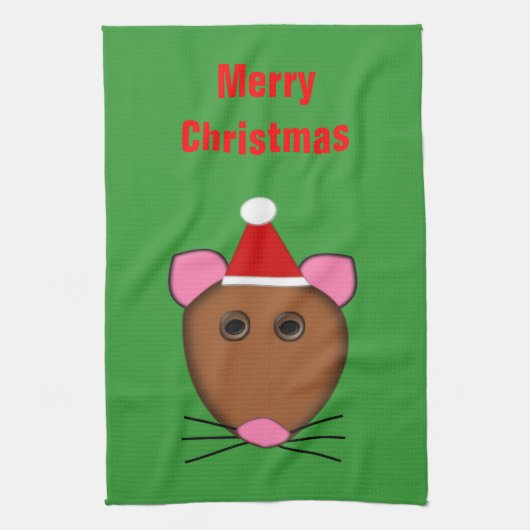 keukenhanddoeken voor kerst (Verticaal)