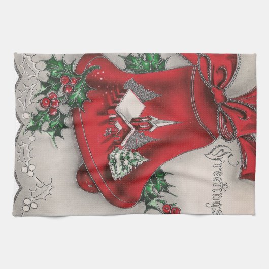 Keukenhanddoeken voor kerstfeestdagen (Horizontaal)