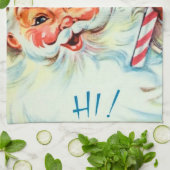 Keukenhanddoeken voor kerstkerstmandiken met Retro (Gevouwen)