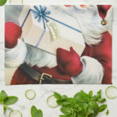 Keukenhanddoeken voor kerstkerstmandiken met Retro (Gevouwen)