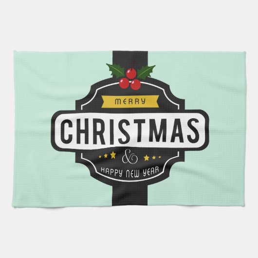 Keukenhanddoeken voor kerstkeuken (Horizontaal)