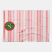 Keukenhanddoeken voor kerstmis/pepermunt (Horizontaal)