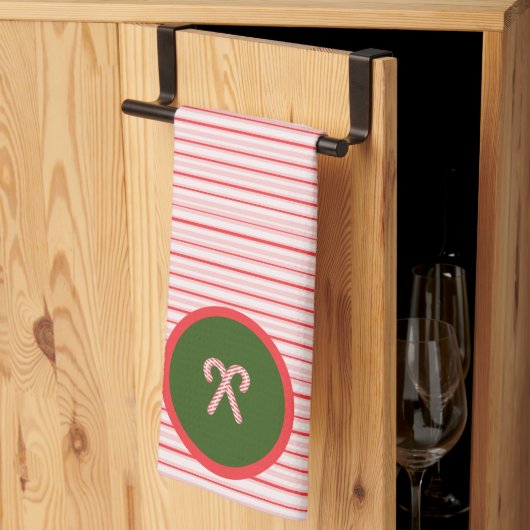 Keukenhanddoeken voor kerstmis/pepermunt (Derde Gevouwen)