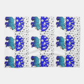 Keukenhanddoeken voor kerstpootse Beren (Horizontaal)