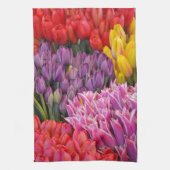 Keukenhanddoeken voor kleurrijke lentuslippen (Verticaal)