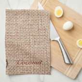 Keukenhanddoeken voor kokosnoot Burlap (Quarter Fold)