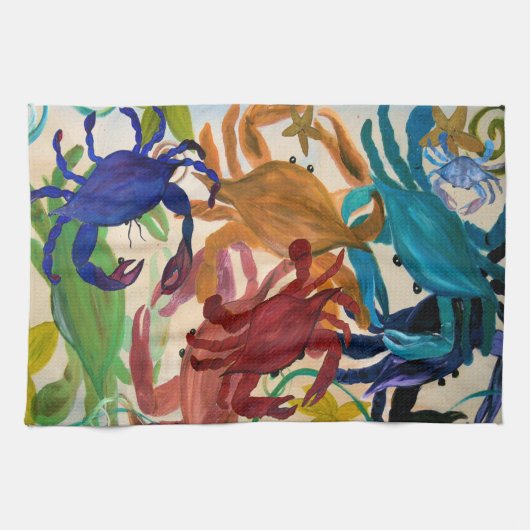 Keukenhanddoeken voor krabbenpartijen (Horizontaal)