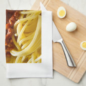 keukenhanddoeken voor ontwerpen van "Spaghetti Bol (Quarter Fold)
