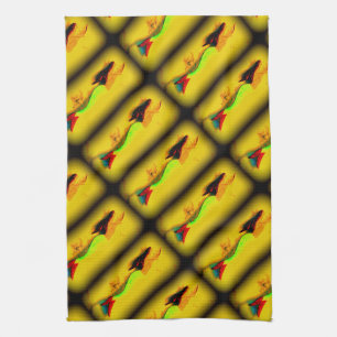 keukenhanddoeken voor opgaande mermaiden